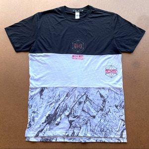 M.LAB MENS BLACK/WHITE TSHIRT SZ:2XL NWOT🏷